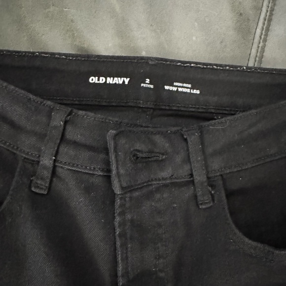 Old Navy WOW Black Flare Wide Leg Jeans - Picture 2 of 6